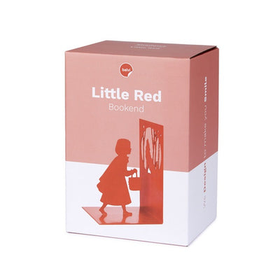 Single Metal Bookend - Little Red by Balvi