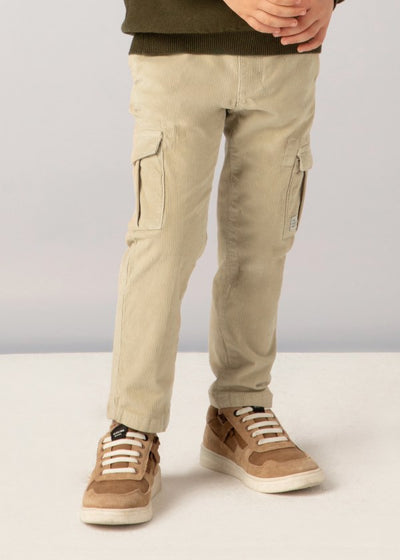 Corduroy Cargo Pants - Sand by Mayoral