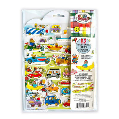 Richard Scarry's Busy World Puffy Sticker Play Set by Bright Stripes