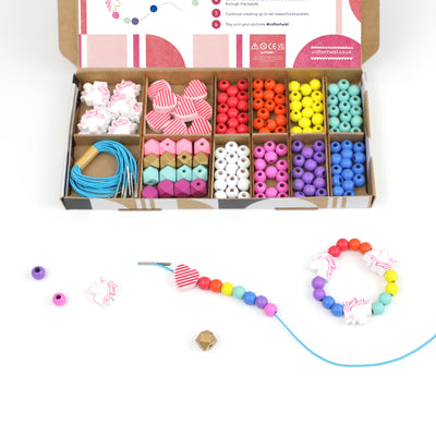 Unicorn and Heart Bracelet Making Kit by Cotton Twist