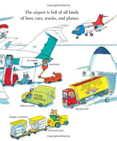 Richard Scarry's Busy Busy Airport - Board Book