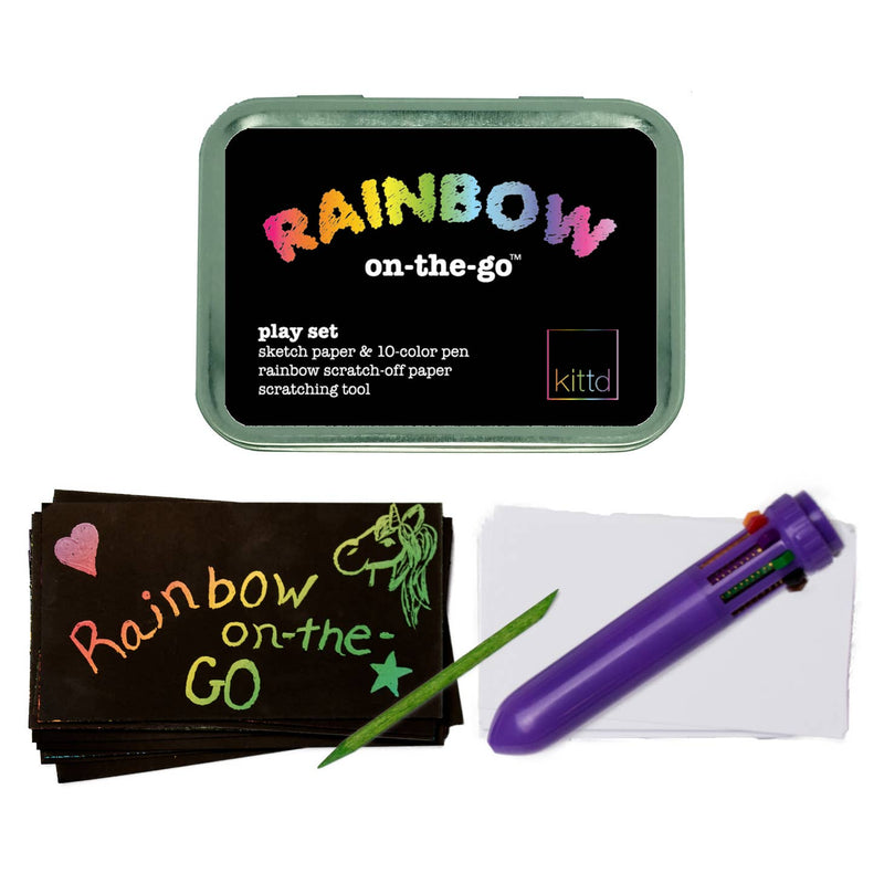 Rainbow On-The-Go Kids Travel Art Set by kittd