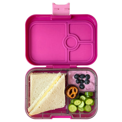 Yumbox Leakproof Sandwich Friendly Bento Box - 4 Compartment -  Malibu Purple by YumBox