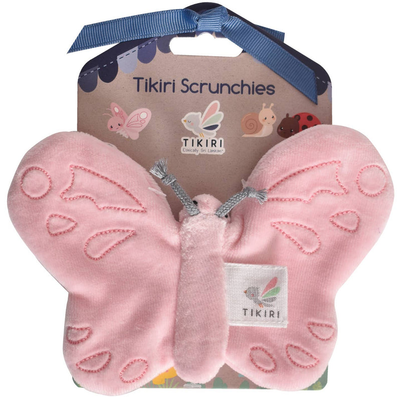 Organic Butterfly Crinkle Toy by Tikiri Toys