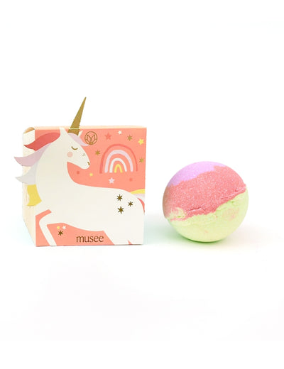 Unicorn Boxed Bath Bomb by Musee Bath