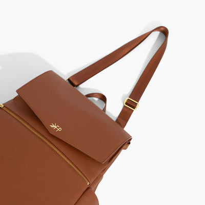 Classic Diaper Bag II - Cognac by Freshly Picked