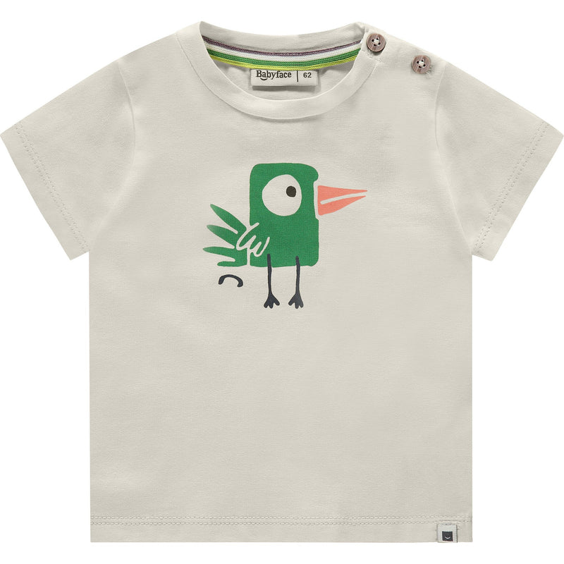 Bird Short Sleeve Tee - Cream by Babyface