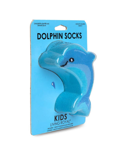 Dolphin Kids Crew Socks by Living Royal