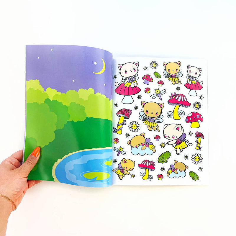 Draw Along Fantasy Stickers Book by Pipsticks