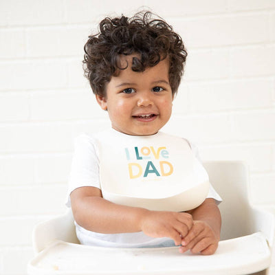 Wonder Bib - I Love Dad by Bella Tunno