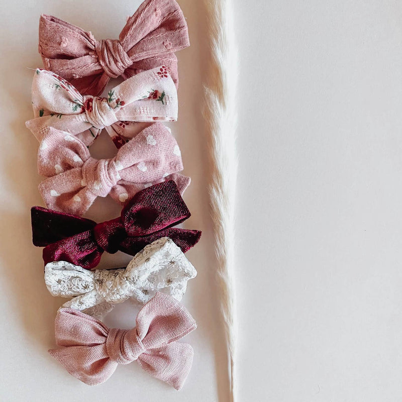 6 Piece Bow Set - Peony by Moon + Mystics