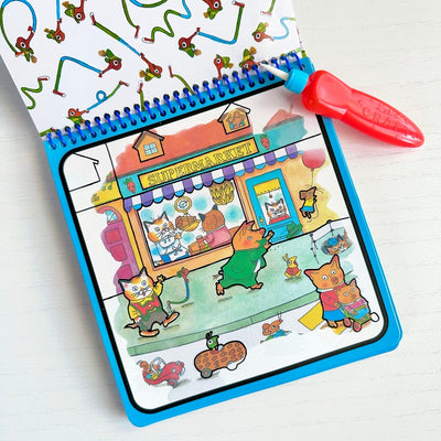 Richard Scarry's Busy World Magic Reveal Pad by Bright Stripes