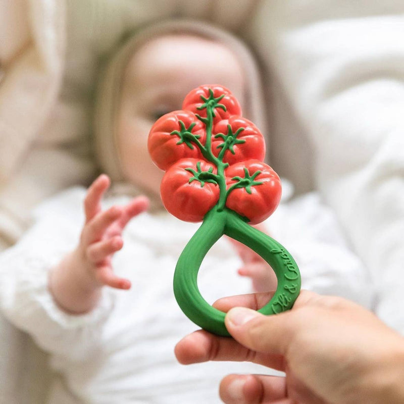 Tomato Rattle Toy by Oli & Carol