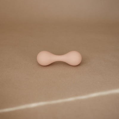 Silicone Baby Rattle Toy - Blush by Mushie & Co