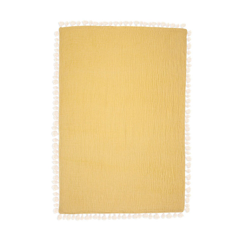 6 Layer Muslin Blanket - Ochre by Crane Baby