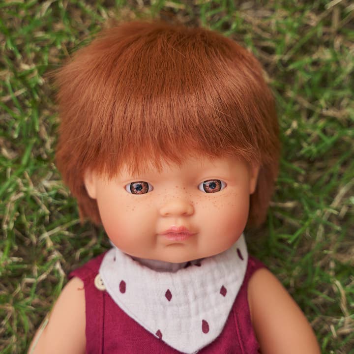 Baby Doll Caucasian Redhead Boy 15" by Miniland