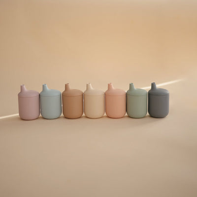 Silicone Sippy Cup - Natural by Mushie & Co