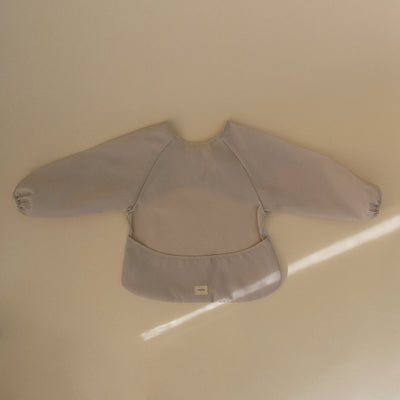 Long Sleeve Bib - Fog by Mushie