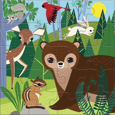 Forest Night & Day Magnetic Puzzles by Mudpuppy