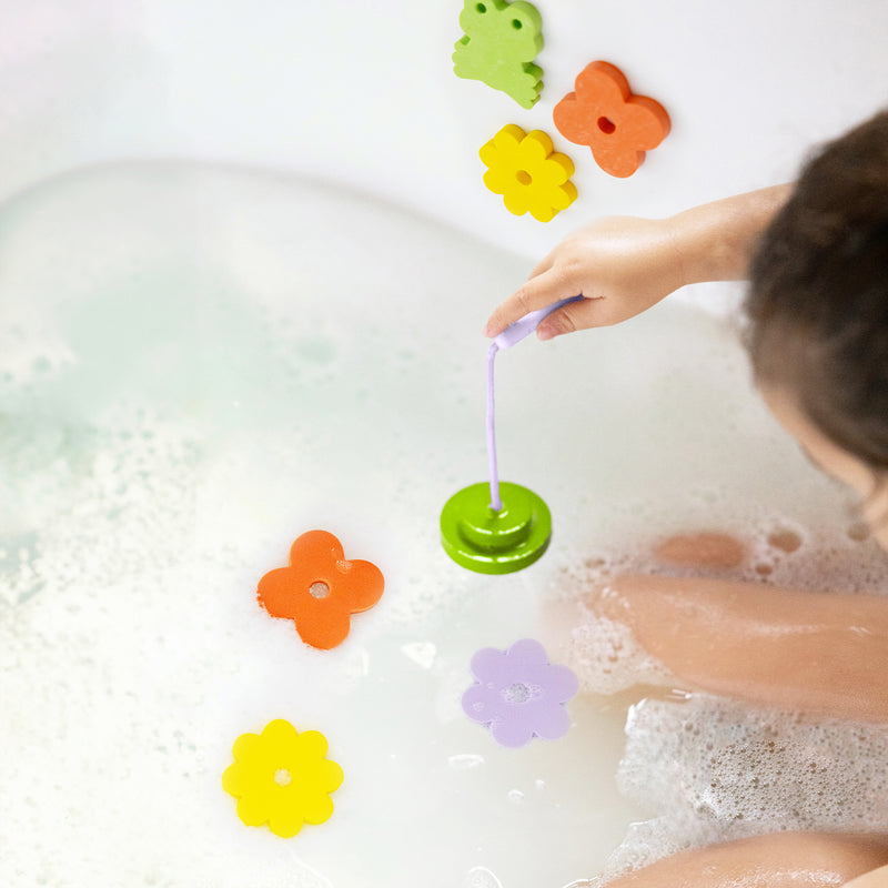 Fishing Bath Stickers - Frog Pond by Quut Toys