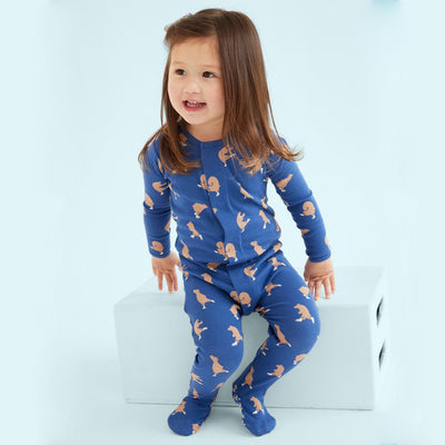 Gliding Through Life Organic Cotton Footie by Magnetic Me