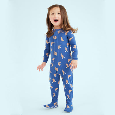 Gliding Through Life Organic Cotton Footie by Magnetic Me