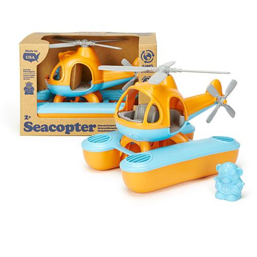 Recycled Seacopter - Orange by Green Toys