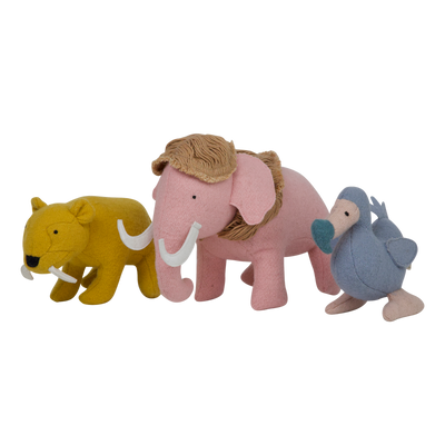 Holdie Extinct Animals - Set of 3 by Olli Ella