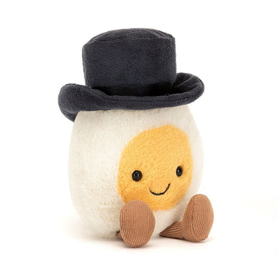 Amuseable Boiled Egg Groom - 6 Inch by Jellycat