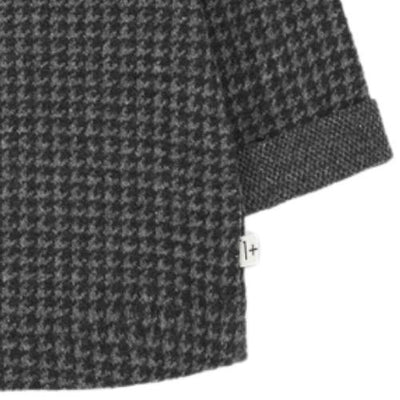 Ignasi Houndstooth Shirt - Anthracite by 1+ in the Family