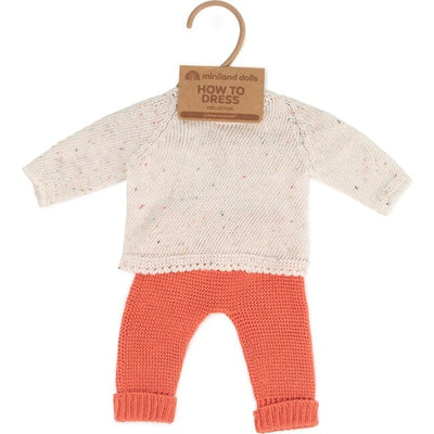 Knitted Doll Outfit 15" - Sweater & Trousers by Miniland