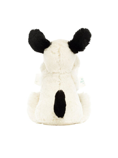 2024 Black & Cream Puppy Soother by Jellycat