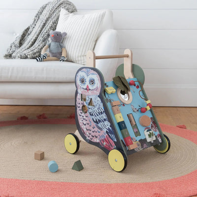 Wildwoods Owl Push Cart by Manhattan Toy