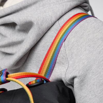 Kånken Rainbow Mini Backpack - Black by Fjallraven