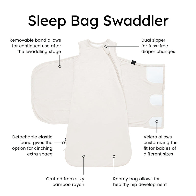 Sleep Bag Swaddler 1.0 Tog - Oat by Kyte Baby