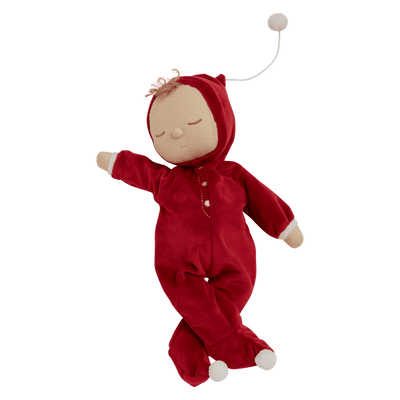 Lullaby Dozy Dinkum Doll - Custard (Red) by Olli Ella