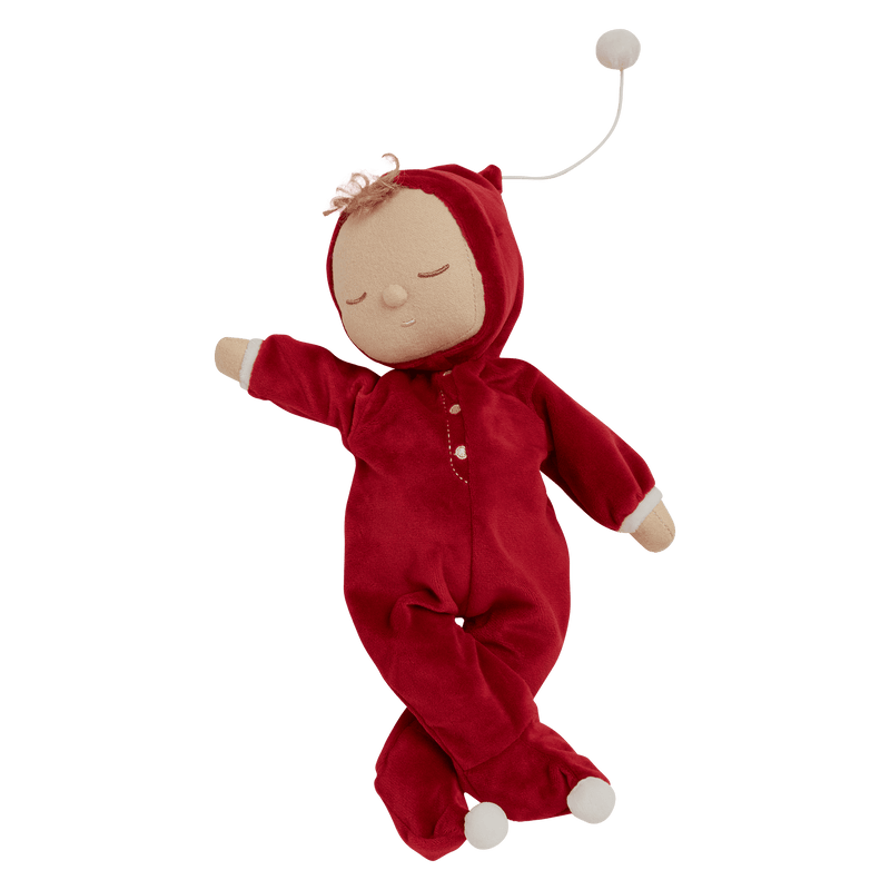 Lullaby Dozy Dinkum Doll - Custard (Red) by Olli Ella