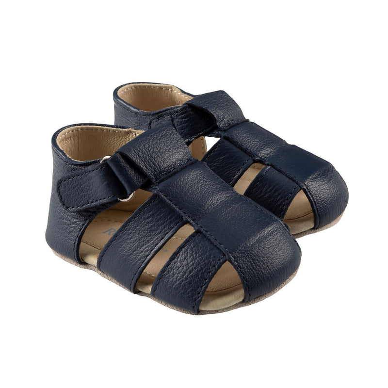 Matthew First Kicks Sandals - Navy by Robeez FINAL SALE