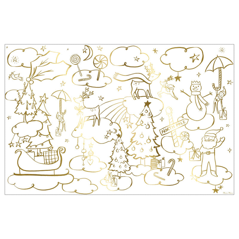 Christmas Colouring Posters by Meri Meri