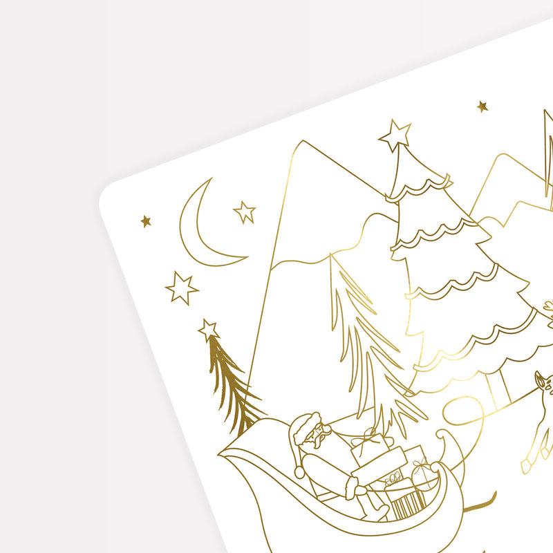 Christmas Colouring Placemats by Meri Meri