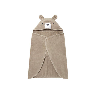 Baby & Kids Hooded Bath Towel - Bear by Mori