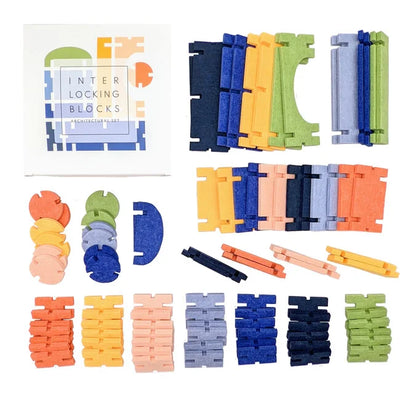 Architectural Set Interlocking Blocks by Lowercase Toys