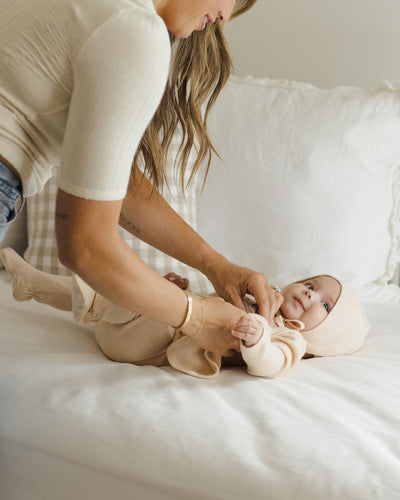 Baby Bonnet - Shell by Quincy Mae