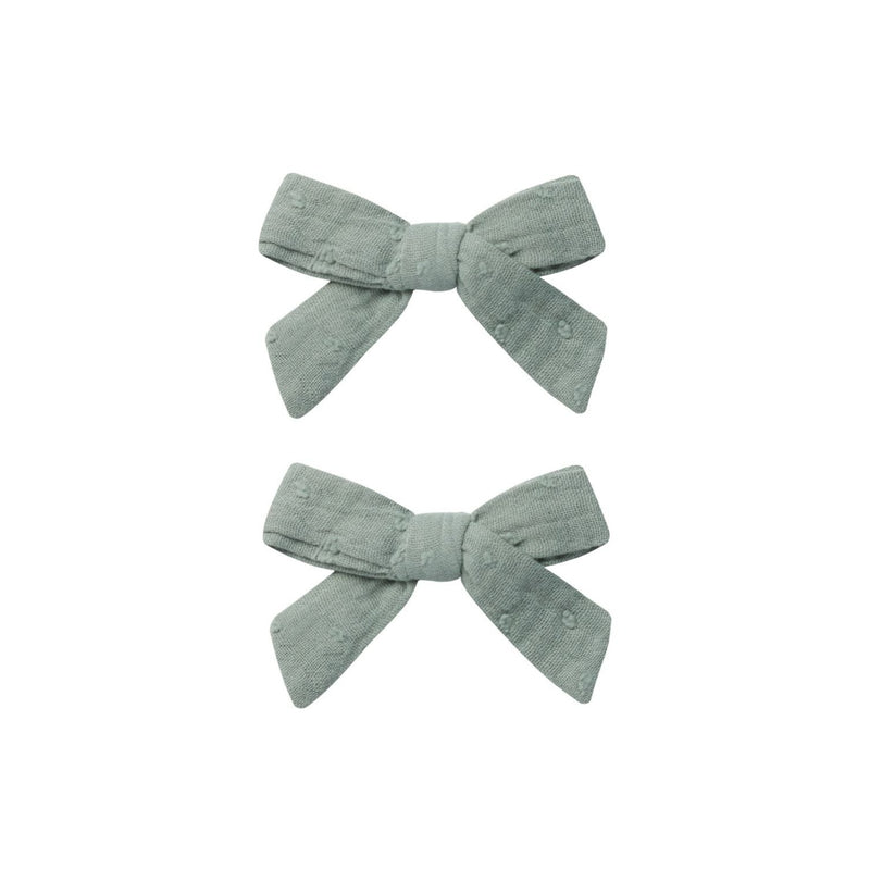 Bow with Clip - Aqua by Rylee + Cru - FINAL SALE