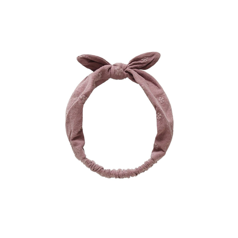 Baby Bow Headband - Mulberry Daisy by Rylee + Cru - FINAL SALE