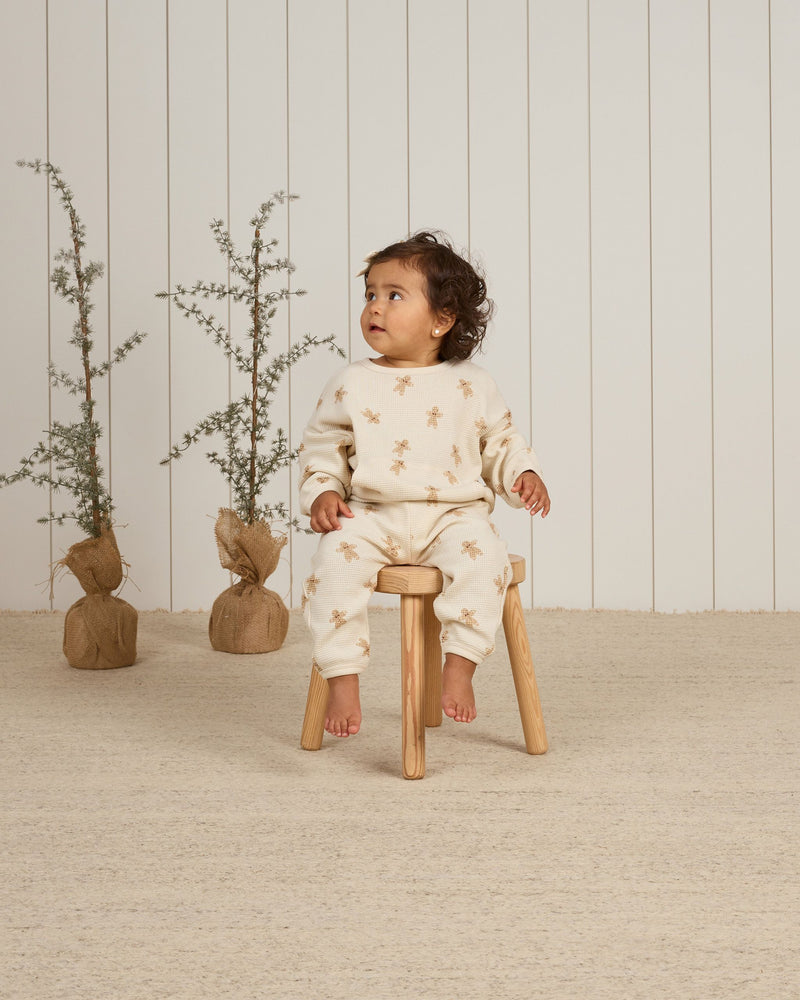 Waffle Slouch Set Gingerbread - Natural by Quincy Mae