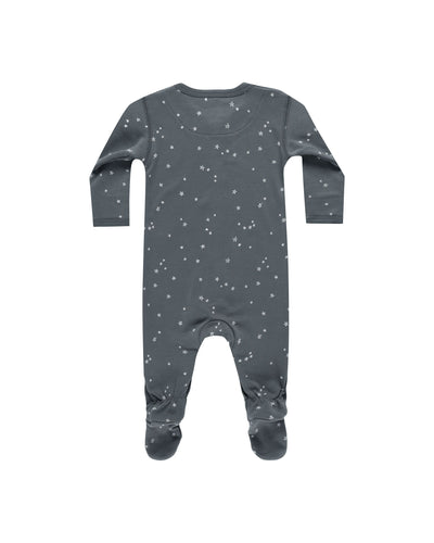 Full Snap Footie Stars - Indigo by Quincy Mae