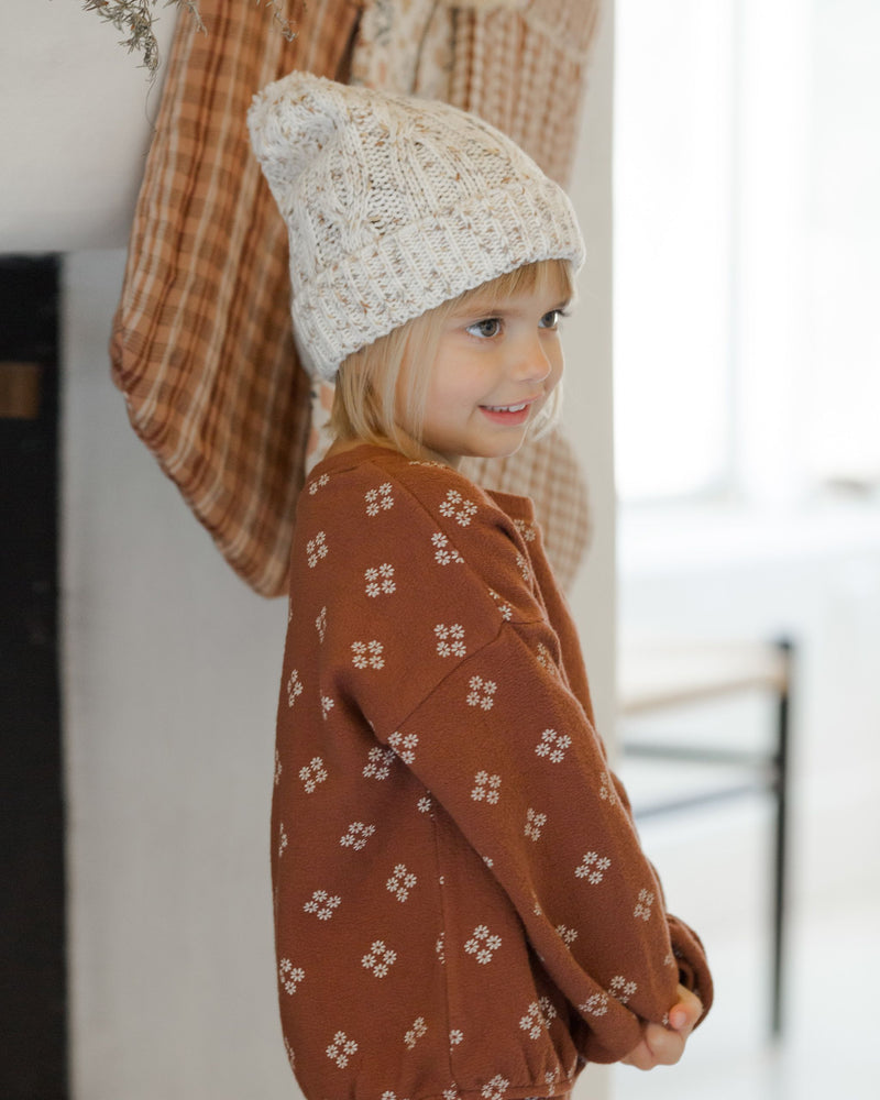 Spongey Knit Set Posy - Brick by Rylee + Cru