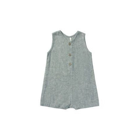 Maverick Romper - Heathered Indigo by Rylee + Cru - FINAL SALE