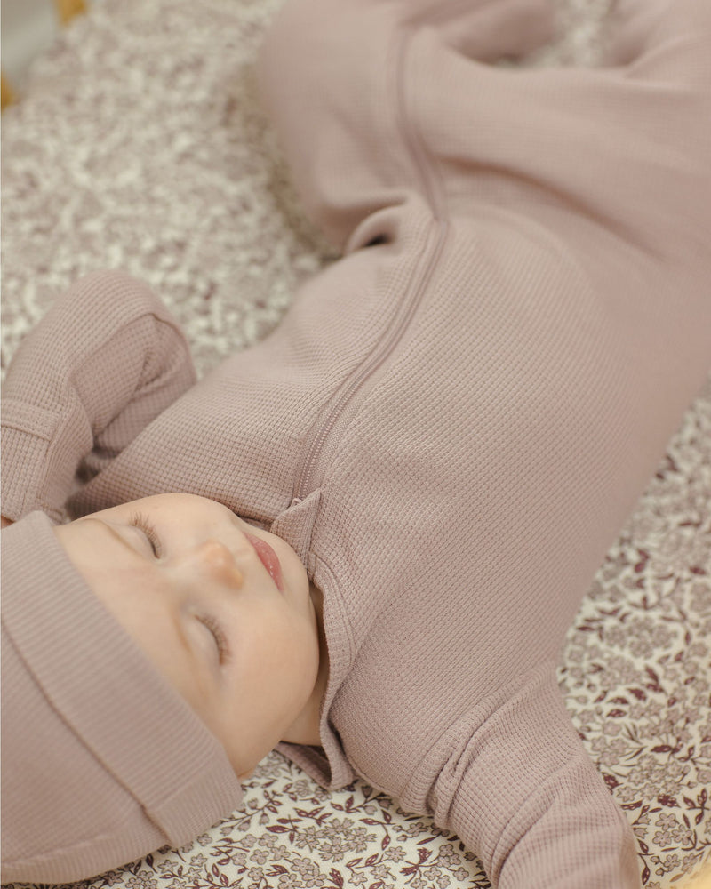 Waffle Sleep Set - Mauve by Quincy Mae